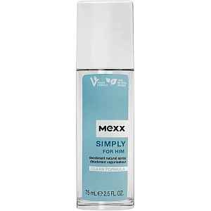 MEXX Simply For Him Deodorant s rozprašovačem 75 ml