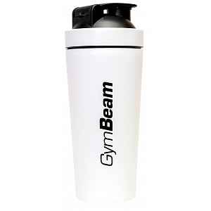 GymBeam Šejkr Steel White 750ml