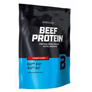 BioTech USA Beef Protein Jahoda 500g