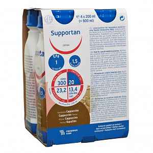 Supportan Drink cappuccino por.sol.4x200ml