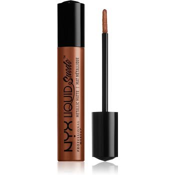 NYX Professional Makeup Liquid Suede™ Metallic Matte voděodolná tekutá rtěnka s metalickým finišem odstín 31 New Era 4 ml