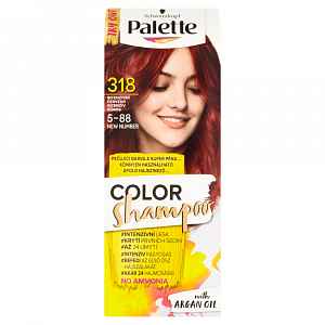 Schwarzkopf Palette Color Shampoo barva na vlasy Intenzivní červený 318