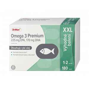 Dr. Max Omega 3 Premium XXL 180 kapslí