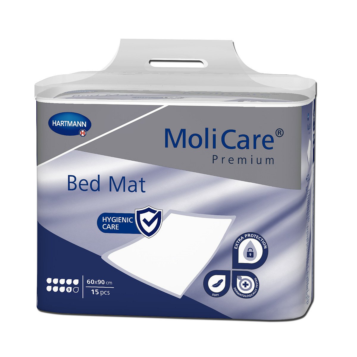 MoliCare Bed Mat 9 kapek 60x90 cm inkontinenční podložky 15 ks