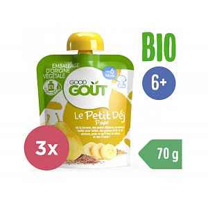 GOOD GOUT BIO Hrušková snídaně 3x70 g