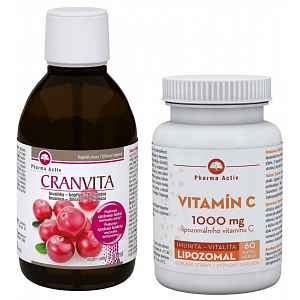 Vit.C 1000mg Lipozomal cps.60+Cranvita 250ml