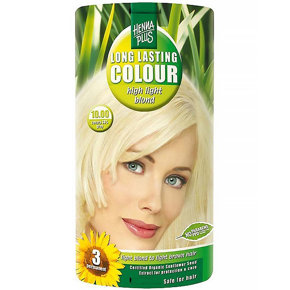 HENNA PLUS Přírodní barva na vlasy EXTRA SVĚTLÁ BLOND 10 100 ml