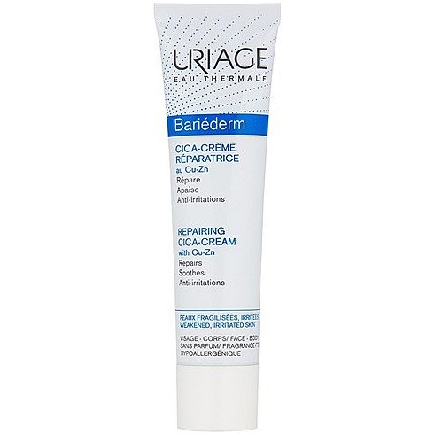 Uriage Reparativní krém s obsahem mědi a zinku Bariéderm Cica (Repairing Cica-Cream With Cu-Zn) 100ml