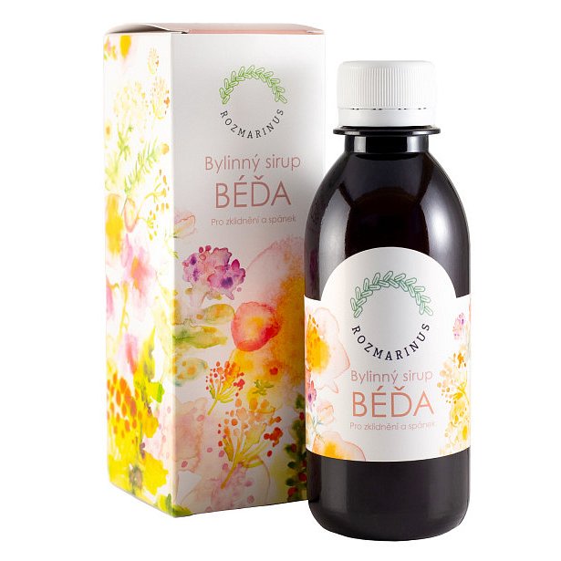 Béďa Bylinný sirup slevandulí 200ml