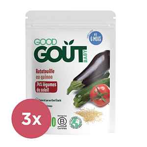 GOOD GOUT BIO Ratatouille s quinou 3x190 g