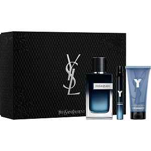 Yves Saint Laurent Y Eau de Parfum dárková sada (parfémová voda 100 ml + sprchový gel 50 ml + cestovní sprej 10 ml) pánská