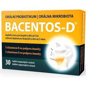 Bacentos-d Orální Probiotikum Tbl.30