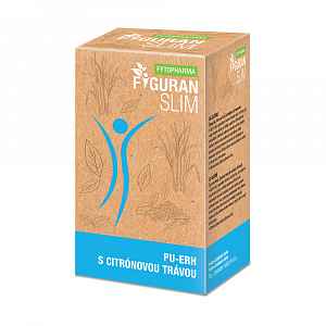 Fytopharma Figuran Slim čaj Pu-erh s citrónovou trávou 20x1,5 g