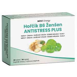 Movit Hořčík B6 ženšen Antistress Plus Tbl.30