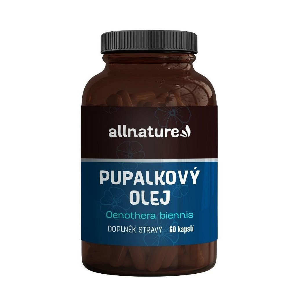 Allnature Pupalkový olej 60 kapslí