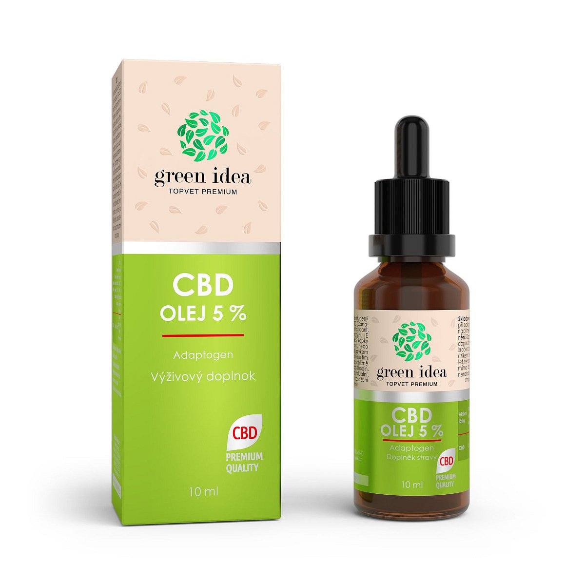 Green idea CBD 5% olej 10 ml