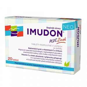 Imudon Neo + Zinek 20 tablet