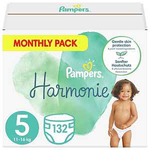 PAMPERS Harmonie Velikost 5, 132 ks, 11-16 kg