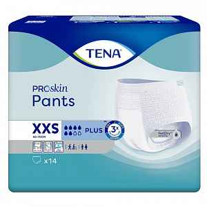 Inkontinenční kalhotky TENA Pants Plus XXS 14ks