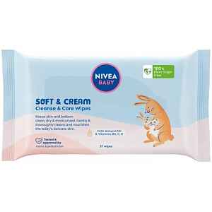 Nivea baby Soft & Cream čisticí ubrousky 57 ks