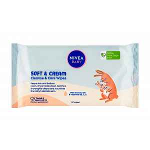 Nivea baby Soft & Cream čisticí ubrousky 57 ks