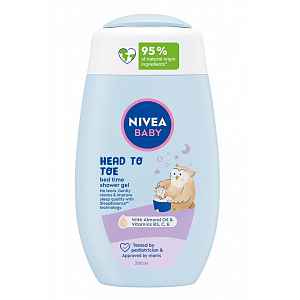 Nivea baby Bed Time sprchový gel pro celé tělo a vlásky 200 ml