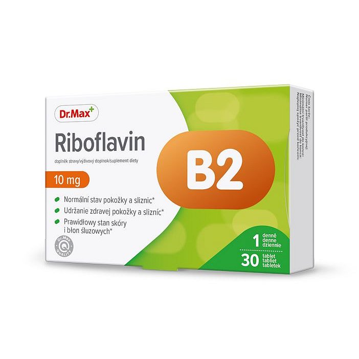 Dr.Max Riboflavin B2 10 mg 30 tablet