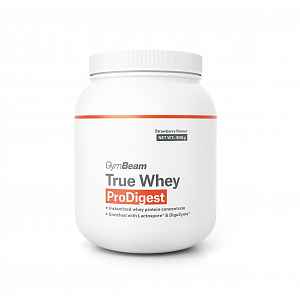 GymBeam True Whey ProDigest strawberry 900 g