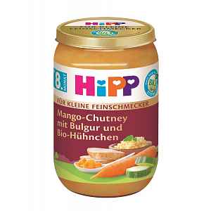 Hipp Malý Gurmán BIO Mango Chutney s bulgurem, kuřecím masem a zeleninou 220 g