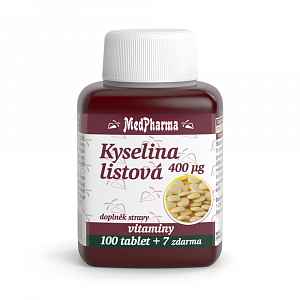 MedPharma Kyselina listová 400 mcg tablety 107