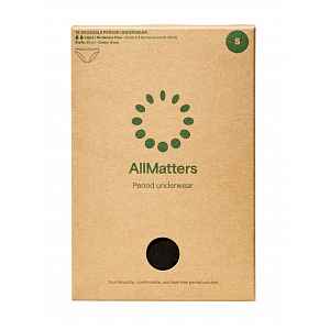 AllMatters Menstruační kalhotky - bikiny vel. S 1 ks černé