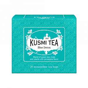 Kusmi Tea Blue Detox mušelínové sáčky 20x2 g