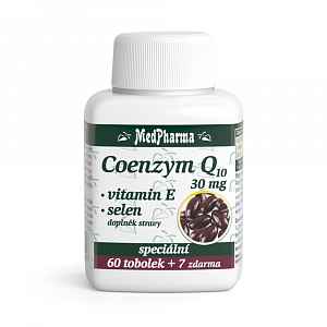 MedPharma Coenzym Q 10  30 mg+vitamín E+selen tablety 67