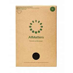AllMatters Menstruační kalhotky - bikiny vel. L 1 ks černé