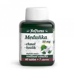 MedPharma Meduňka+chmel+kozlík orální tobolky 67