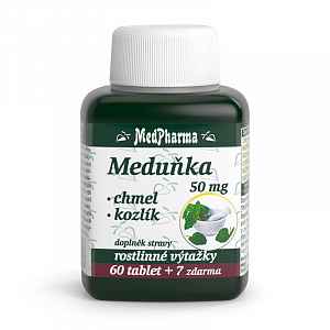 MedPharma Meduňka+chmel+kozlík orální tobolky 67