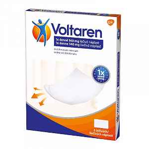 VOLTAREN 1X DENNĚ 140MG léčivé náplasti 5 - balení 2 ks