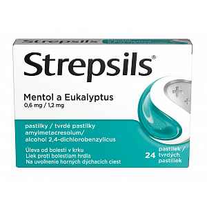 Strepsils Mentol a eukalyptus orm.pas.24 I