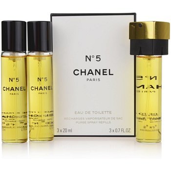 Chanel N°5 toaletní voda cestovní balení pro ženy 3 x 20 ml