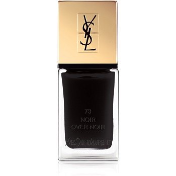 Yves Saint Laurent La Laque Couture lak na nehty odstín 73 Noir Over Noir 10 ml