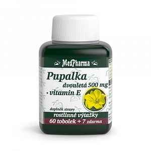 MedPharma Pupalka dvouletá 500 mg+vitamín E tobolky 67