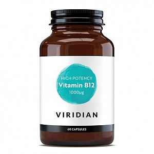 Viridian High Potency Vitamin B12 1000ug 60 kapslí