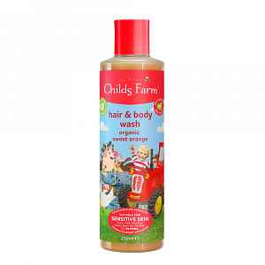 Childs Farm Mycí emulze na vlasy a tělo pomeranč 250 ml