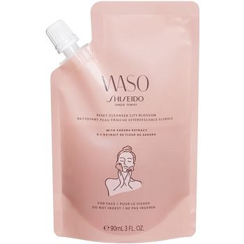 Shiseido Waso Reset Cleanser City Blossom čisticí pleťový gel s peelingovým efektem 90 ml