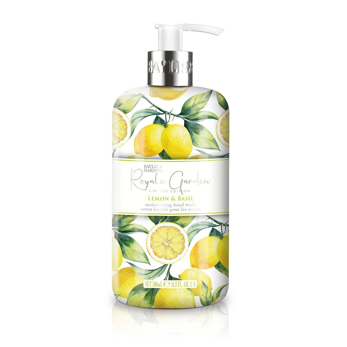 Baylis & Harding Tekuté mýdlo na ruce Lemon & Basil 500 ml