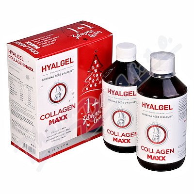 Hyalgel Collagen MAXX vánoční balení 2020 2x500 ml