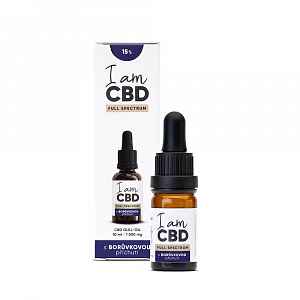 I am CBD Full Spectrum CBD olej 15% borůvka 10 ml