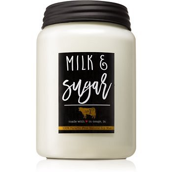 Milkhouse Candle Co. Farmhouse Milk & Sugar vonná svíčka Mason Jar 737 g