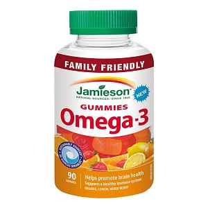 Jamieson Omega-3 Gummies želatinové Pastilky 90ks