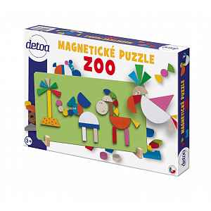 Detoa Magnetické puzzle ZOO 1 ks